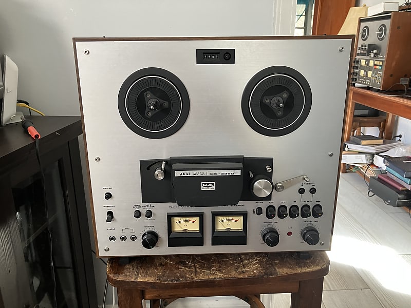 PLEASE READ!!! Akai GX-230D 1/4” 4-Track Auto Reverse Reel to Reel Tape  Deck Recorder 1976 - 1977 - Silver