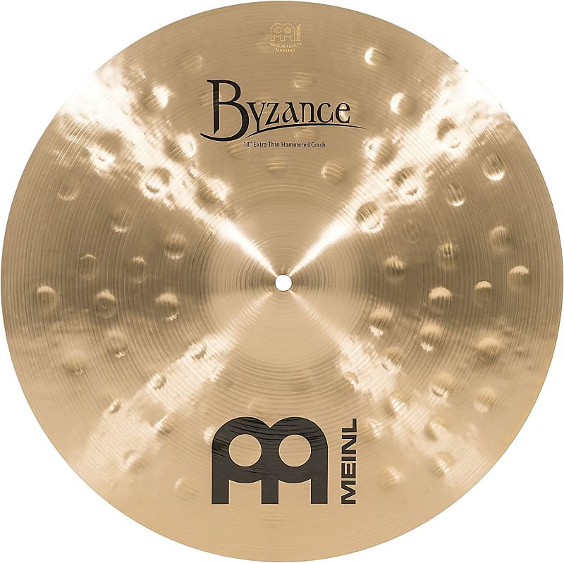 Meinl Cymbals B18ETHC Byzance 18-Inch Traditional Extra Thin Hammered Crash Cymbal (VIDEO) image 1