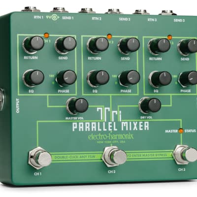 Electro-Harmonix EHX Tri Parallel Mixer Effects Loop Mixer / Switcher Pedal image 2