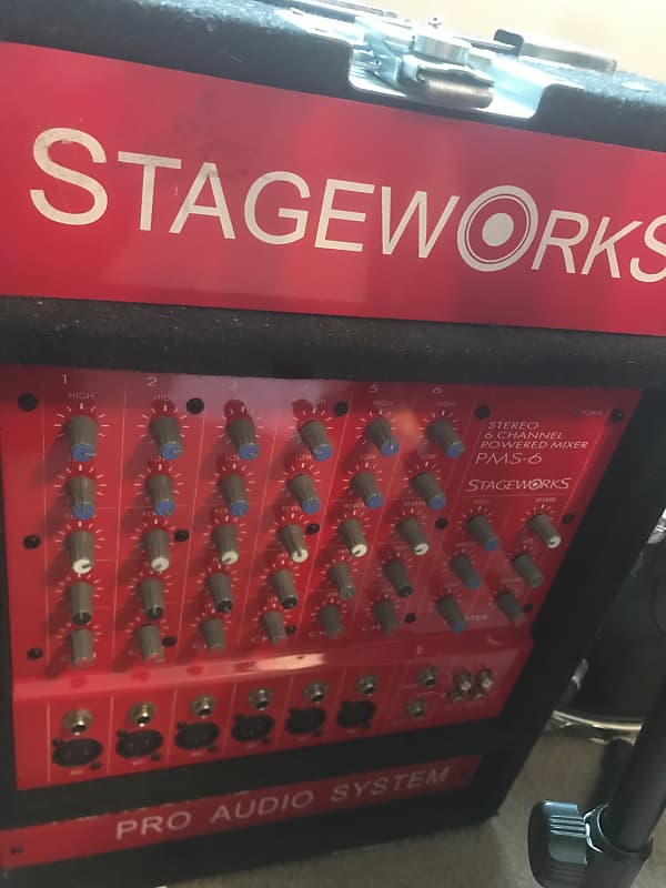 Stageworks Pms6 90s Felt case red face Reverb