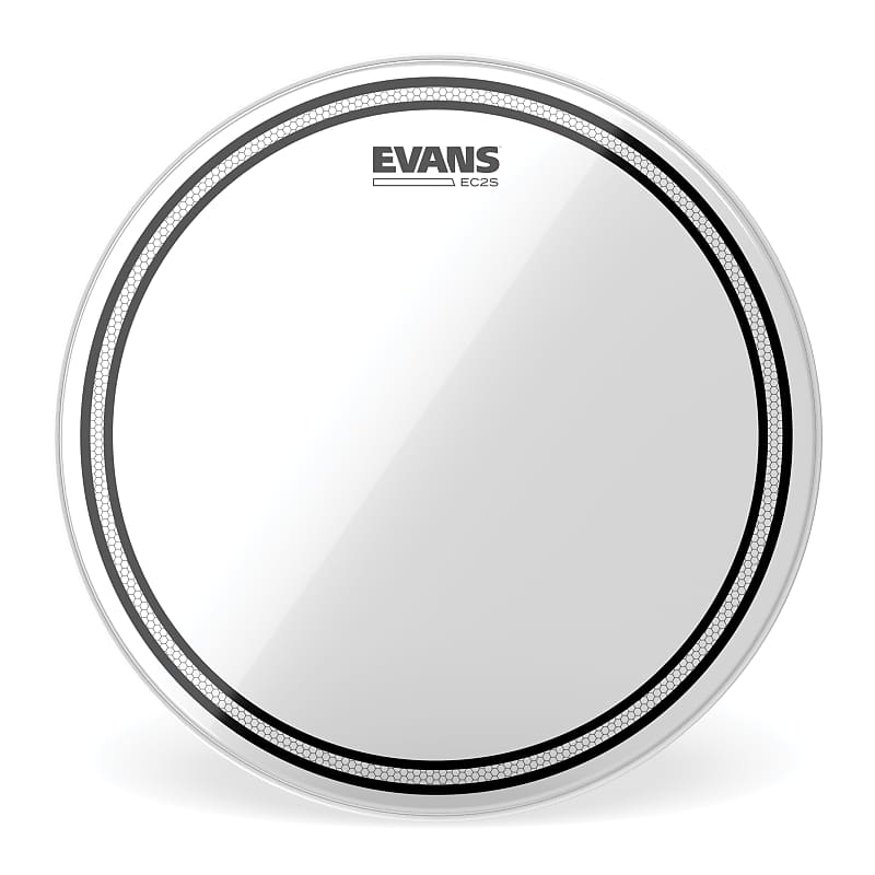 Evans EC2 Clear Tom Drum Head, 6 Inch image 1