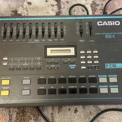 Casio RZ-1 Sampling Drum Machine Works-Needs battery