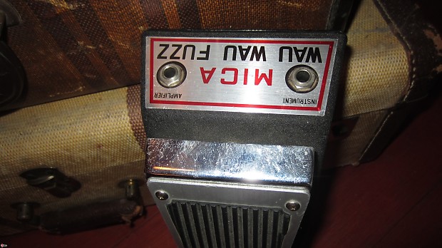 Circa 1968 Mica Wau Wau Fuzz Wah Pedal Black | Reverb Circa 1968 Mica Wau Wau Fuzz Wah Pedal Black | Reverb