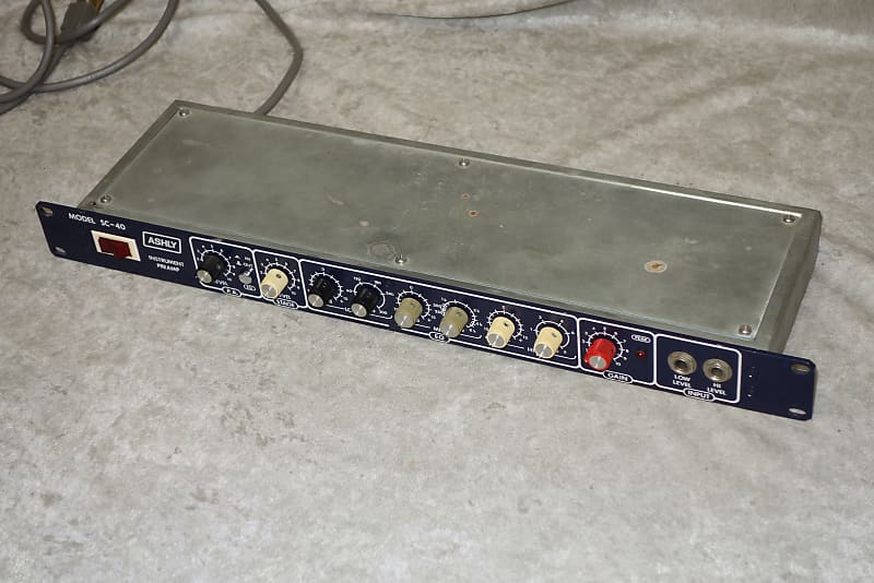 Vintage USA Ashly SC40 instrument preamp blue face blueface Reverb