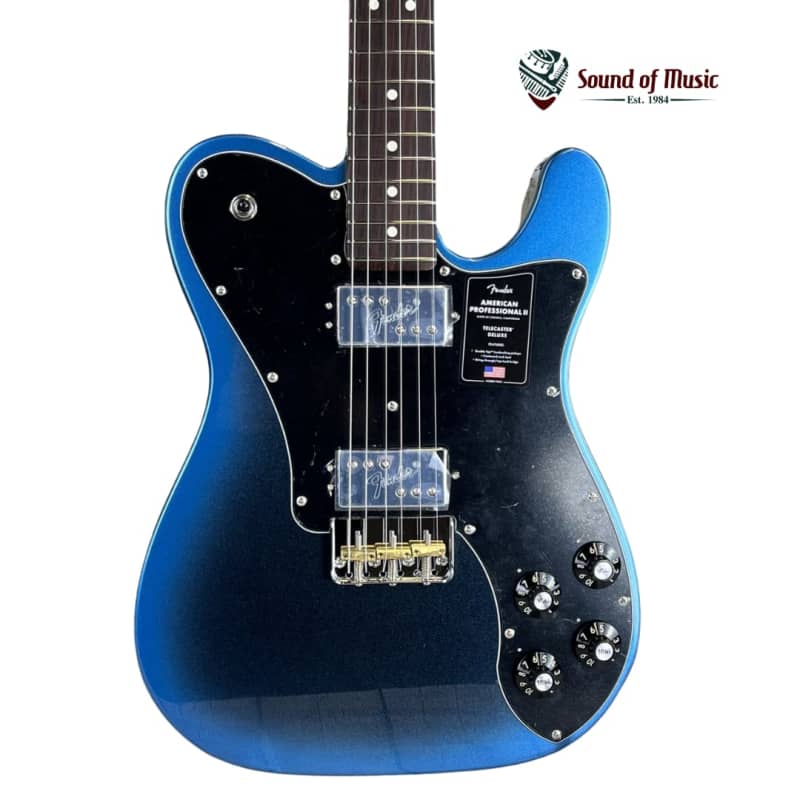 Photos - Guitar Fender American Professional II Telecaster Deluxe Rosew... Dark Nig 