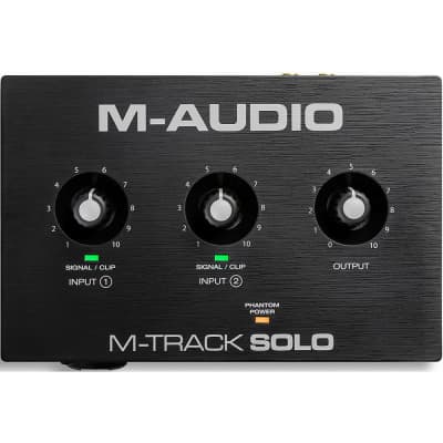 M-Audio M-Track Solo 2-Channel USB Audio Interface Regular