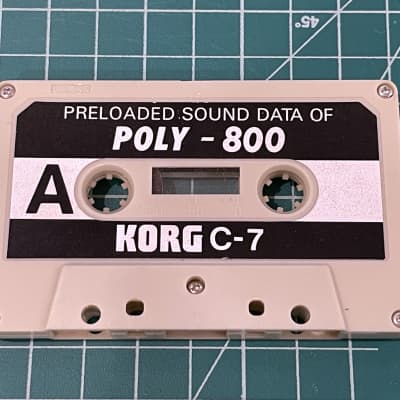 Korg Poly-800 Sound Data Cassette 1983