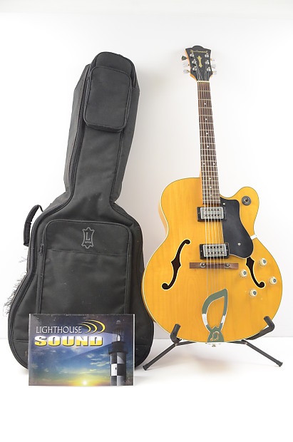 DeArmond X-145 Archtop Hollowbody Electric Guitar - Natural DeArmond X-145 Archtop Hollowbody Electric Guitar - Natural