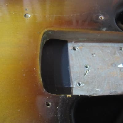 1958 Fender Precision Bass Sunburst w Vintage Hardshell Case image 12