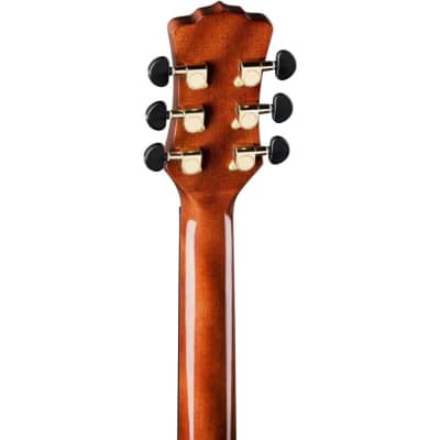 Luna Guitars 6 String Luna Vista Deer Tropical Wood Acoustic-Electric Guitar with Case image 11