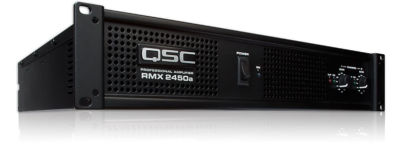 QSC RMX2450A 2-Channel, 500W per Channel at 8 Ohm, 750W per Channel at 4 Ohm, 1200W per Channel at 2 image 1