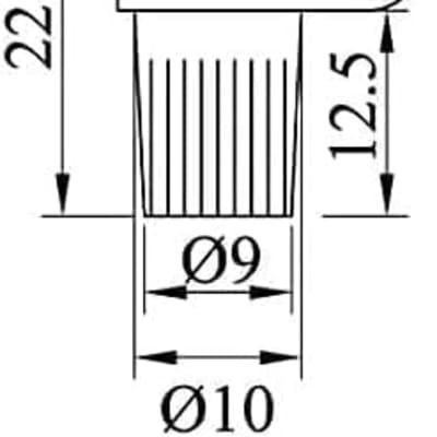 Banjo Tuner - Nickel - Single 5th Peg image 2