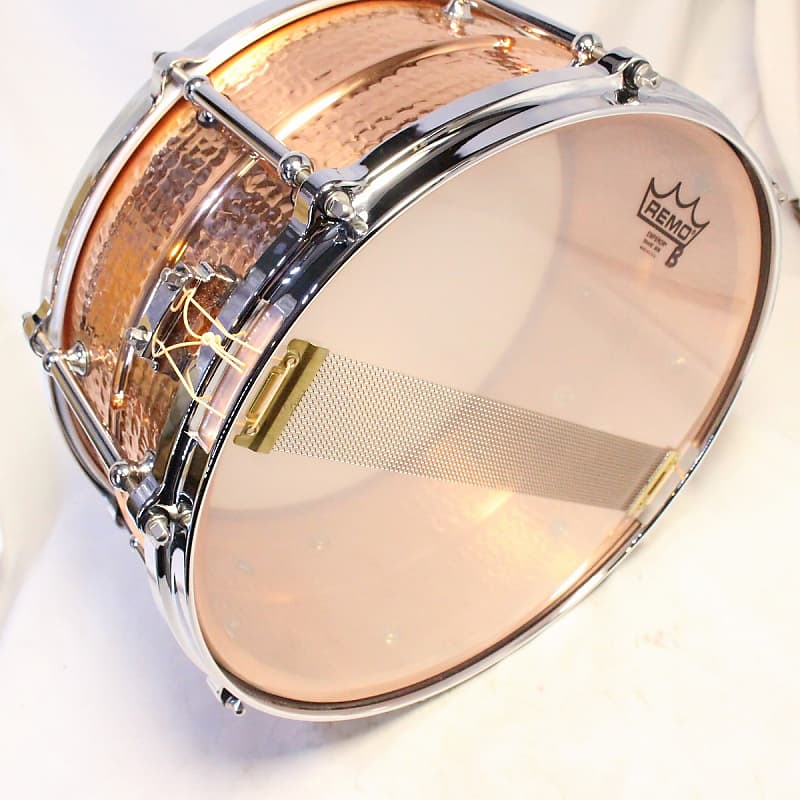 PEARL TN1465 TOSHI NAGAI Produce Model Hammered Copper 14x6.5 Snare Drum  [06/11]