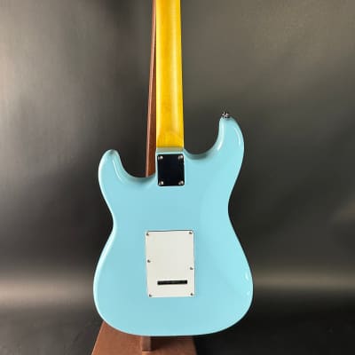 Used Vintage V6 Reissue Series Strat Sonic Blue w/bag TSU20589 image 7