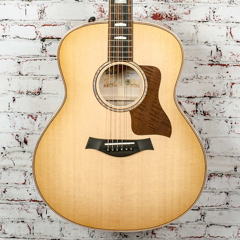 Taylor - 618e - Grand Orchestra V-Class Acoustic-Electric Guitar - Natural - w/ Hardshell Case - x4010 image 1