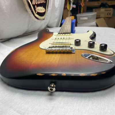 ESP LTD ST-203 Relic'd S-style Guitar 2015 - Sunburst image 8