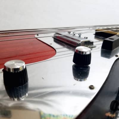 Prestiege / Teisco / Matsumoku "Whitesnake" 1 Pickup Electric Bass (1960s, Redburst) image 18