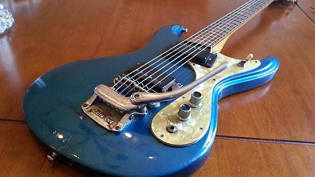 Morales ZES 300 Mosrite 1966 aged Lake Placid Blue | Reverb