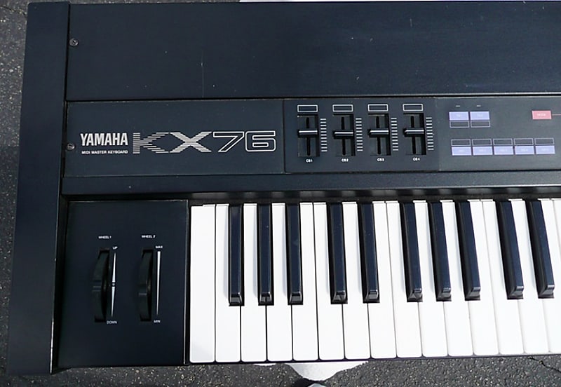 希少！YAMAHA シンセサイザー KX76 MIDI マスターキーボード Yamaha KX76 Synthesizer Keybord Music insutrument | eBay