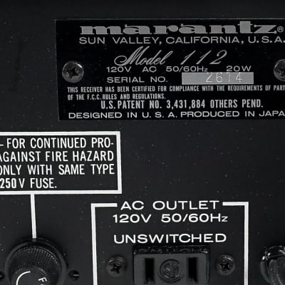 Vintage Marantz Model 112 // Solid-State Tuner image 10