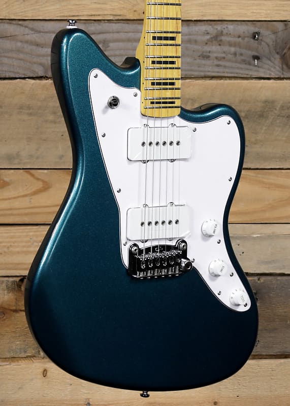 G&L Tribute Doheny Electric Guitar Emerald Blue Metallic image 1