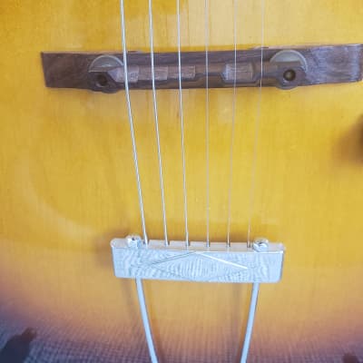 1960 Gibson ES-125 - Centralab Pots - Bumblebee Caps. Stock. image 12