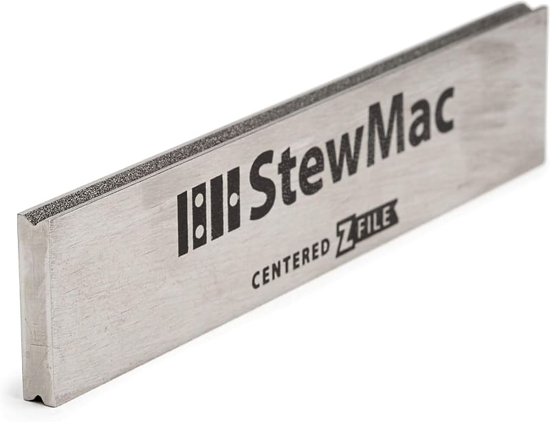 StewMac Z-File Guitar Fret Crowning File, Safe Edge Z-File - Fast Cutting 300-grit Diamond Abrasive image 1