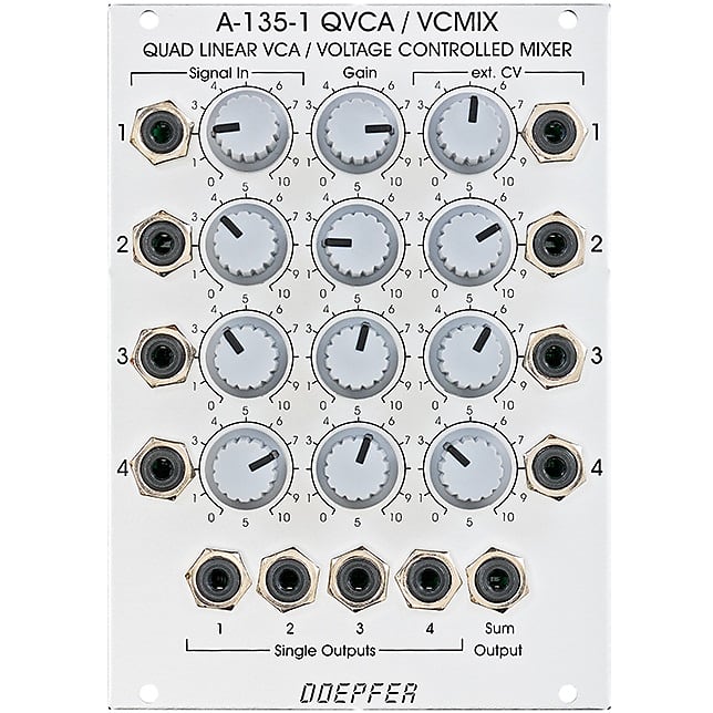 Doepfer - A-135-1: Voltage Controlled Mixer / Quad VCA image 1