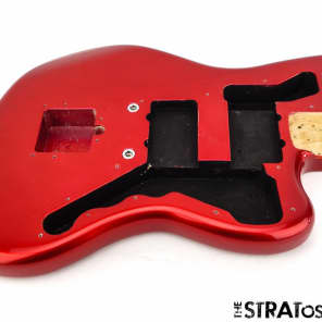 Squier deluxe jazzmaster candy deals apple red