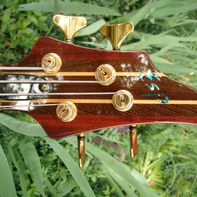 ESP Custom Shop Order SUGI (E) Bass  2011 Purple Heart Wood & Wenge CoA One of a Kind !! image 9