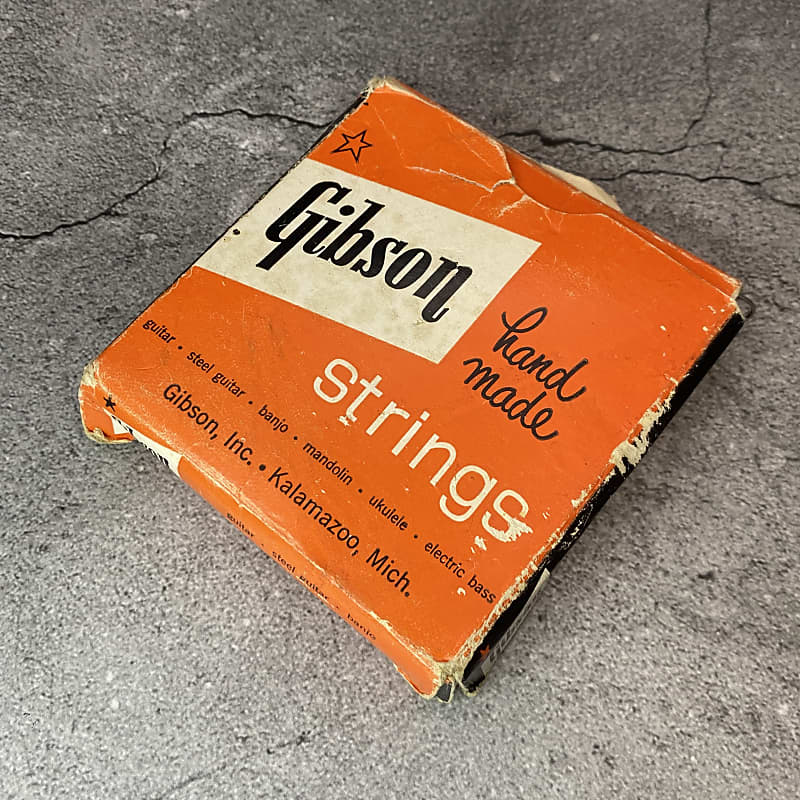 Vintage Gibson Hi Fi Flat Wound Guitar Strings No 040 In Reverb