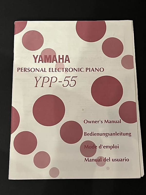 Yamaha YPP55 Personal Electronic Piano Owner
