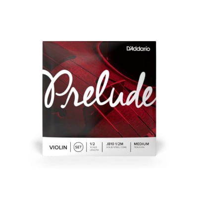 D'Addario Prelude Violin String Set, 1/2 Scale, Medium Tension image 3