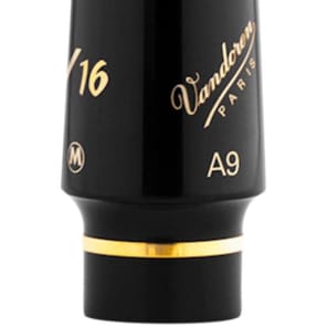 Vandoren SM815M V16 Hard Rubber Medium Chamber Alto Saxophone Mouthpiece - A9