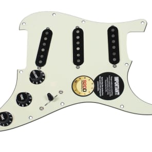 920D Custom Shop 21-35-13 Fender Tex-Mex Prewired Loaded Strat Pickguard