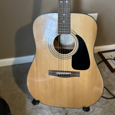 Fender DG-8S Solid Spruce/Mahogany Dreadnought Pack 2010s - Natural for sale