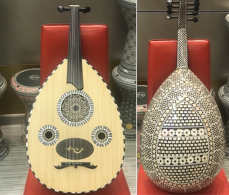 Black Mother of Pearls Turkish Oud