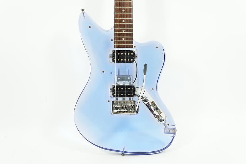 JUNO ACRYLIC JAGUAR BLUE CRYSTAL BODY HH Pickup Regular