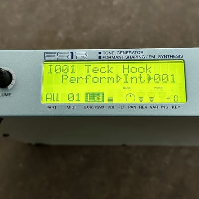 Yamaha FS1R FM Synthesizer Rack Tone Generator