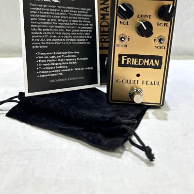 Reverb.com listing, price, conditions, and images for friedman-golden-pearl