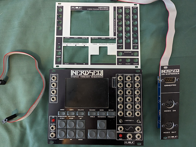 XOR Electronics NerdSeq + IO GamePad/Midi Expander + Silver | Reverb