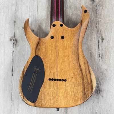 Mayones Duvell BL 7 Guitar, 7-String, Ebony Fretboard, Black Limba Body image 7