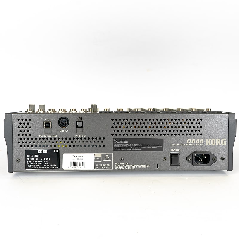 Korg D888 8-track Digital Multi-Track Recorder with 3-band Korg D888 8-track Digital Multi-Track Recorder with 3-band