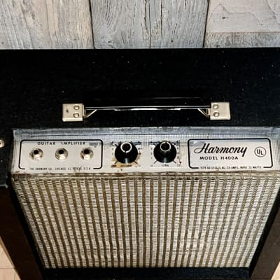 Excellent 1968 Harmony H400a  Vintage Combo Tube Amp, Completely Gone Through  **117 image 8