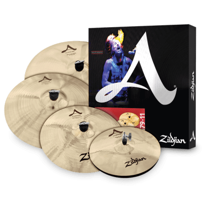 Zildjian A20579-11  A Custom Collection Box Set, 20" Medium Ride, 16" Crash, 14" Hihats, 18" Crash C image 1