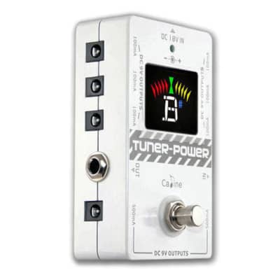 CALINE CP-09 Tuner and Pedal Power Supply in one True Bypass Large Clear display image 3