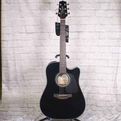 Takamine GD30CE-BLK  Dreadnought Acoustic/Electric Guitar image 1