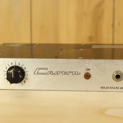 Vintage Silver Crown D40 Power Amp Powers On Untested Output | Reverb