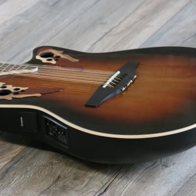 ovation 1858 elite オベーション Ovation Elite Shallow 1858 With OHSC - New England Burst - Used