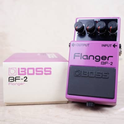 Boss BF-2 Flanger 1980-1984 (Black Label) Made In Japan | Reverb
